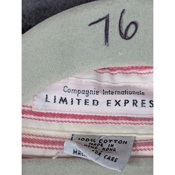 VTG Compagnie Internationale Express Womens Long Sleeve M Button Down Striped - Picture 6 of 12